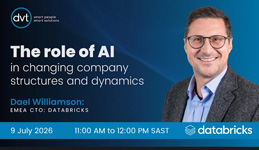 DVT Insights Webinar to feature Databricks EMEA CTO on the future of AI-driven organisations